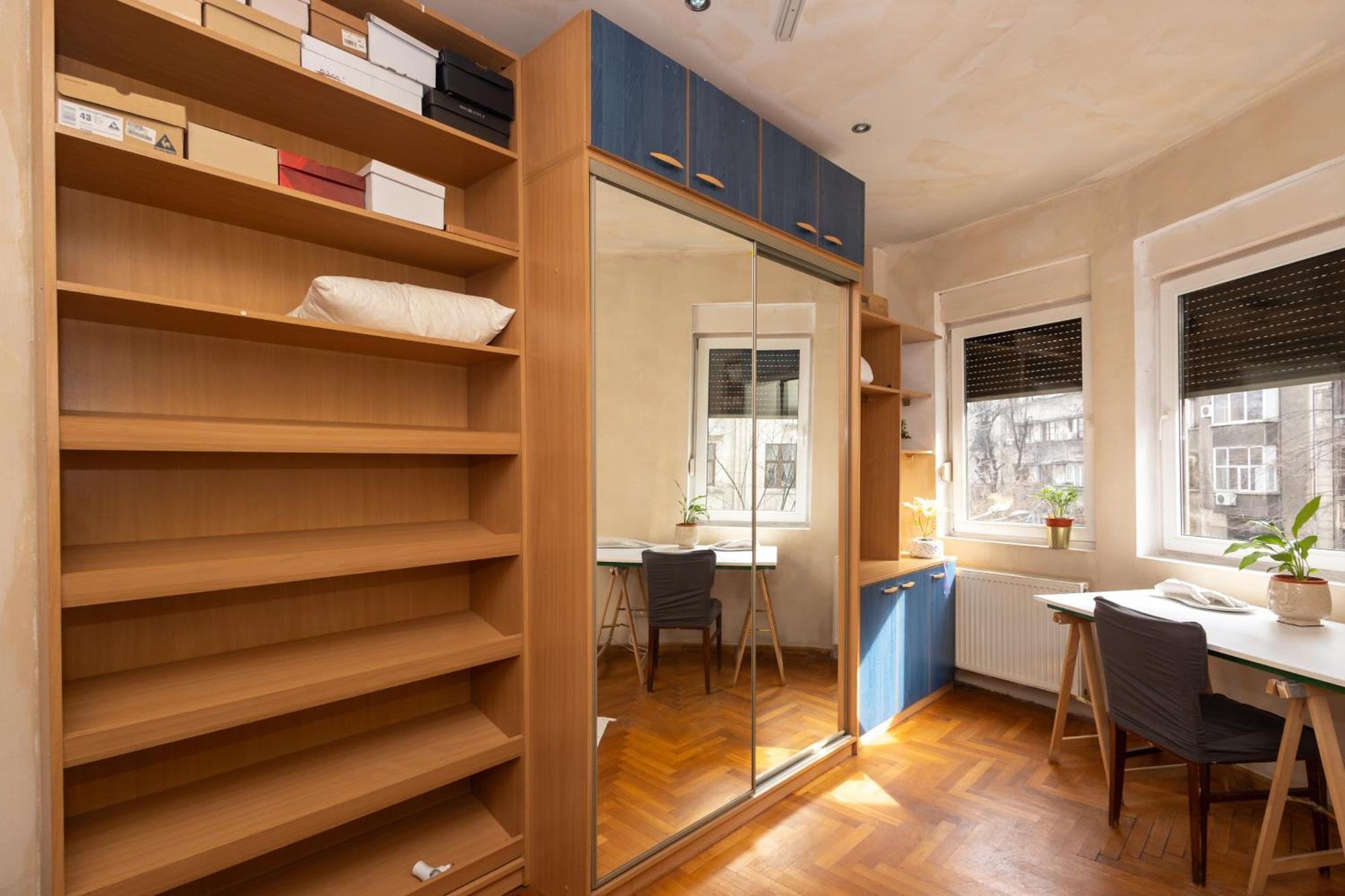 בוקרשט Shared Retro Vintage Luxury Apartment מראה חיצוני תמונה